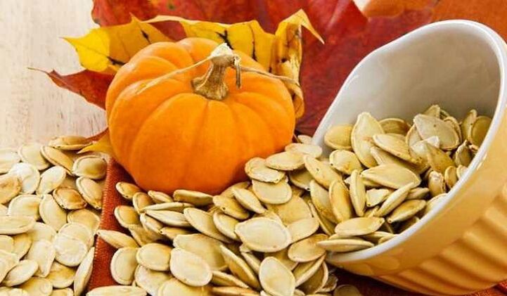 raw pumpkin seeds - a known anthelmintic